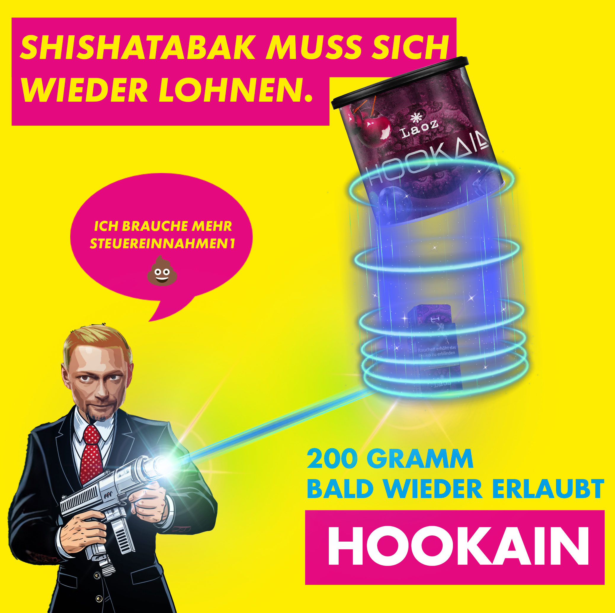 Kommt der 200 Gramm Shishatabak zurück?